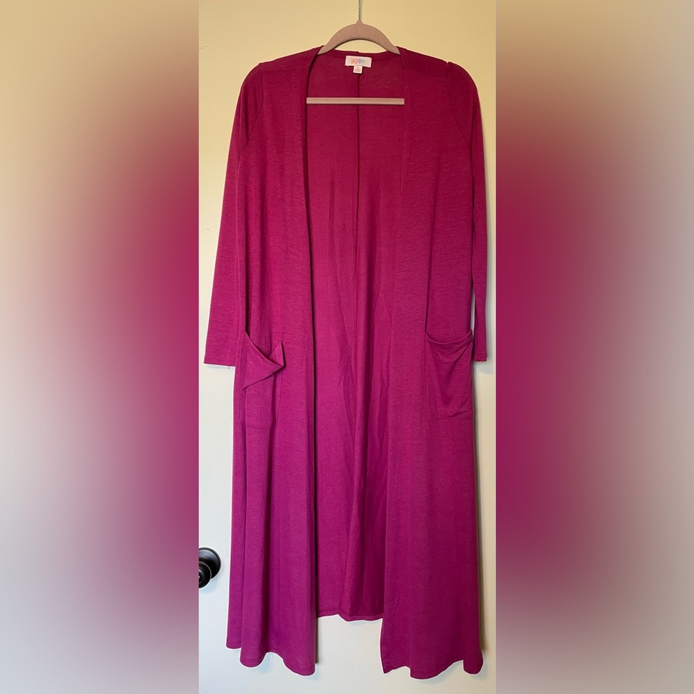 LuLaRoe Fuchsia Sarah Sweater